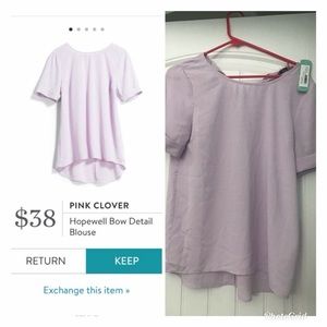 Lavender blouse